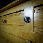 Gehouten Commode Kledingkast / Wandkast Uit Circa 1910 thumbnail 4