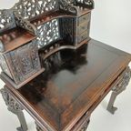 Antiek Chinees Padouk Houten Bureau thumbnail 2