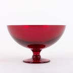 Vintage Glass Bowl From Monica Bratt For Reijmyre Glasbruk, Sweden 1950’s thumbnail 3