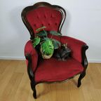 Brocante Franse Louis Xv Stoel, Fauteuil, Queen Ann Armstoel thumbnail 3