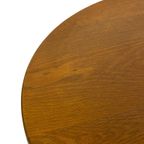 Art Deco Plantentafeltje Bijzettafeltje Eikenhouten Jaren 50 thumbnail 8