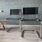 2X Mart Stam S33 Cantilever Chairs For Fasem, Ca80S thumbnail 15