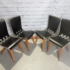 Swing Dining Chairs By G.J. Van Os For Van Os Culemborg, 1950’S thumbnail 9