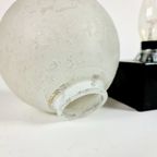 Mid Century - Tafellamp - Kubus Lamp - Bol Lamp - Glas - Metaal - Space Age - Post Modern - 80'S thumbnail 7