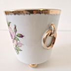 Vintage Bloempot Jaren 60 Kitsch Rozen Bloempotje thumbnail 4