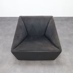 Postmodern Leather Armchair On Wheels By Cor thumbnail 10