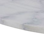 Carrara Eetkamertafel - Ø110 Cm - Marmer - Zwarte Poot thumbnail 5