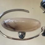 Lamp Hanglamp Art Deco 1930 3 Arms Glazen Kelken Frans thumbnail 5