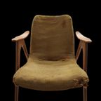 Vintage Fauteuil Louis Van Teeffelen Voor Wébé thumbnail 5