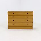 Chest Of Drawers In Solid Beech By Ibisco Italy 1970S thumbnail 5