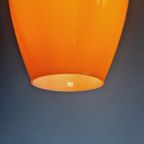 Pompei Hanglamp In Oranje Opaline, Jo Hammerborg, 1960 thumbnail 10