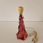 Antieke Kristalglas Lampenvoet Val St Lambert thumbnail 2