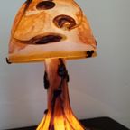 La Rochere, Uniek  Franse Glaspasta Mushroom Lamp Met Opliggende Glas, Handvervaardigd thumbnail 14