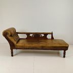 Prachtige Antieke Chaise Lounge Sofa / Daybed thumbnail 5