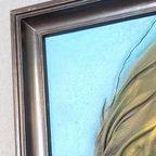 Vintage Xl Leren Reliëf Schilderij Van Een Sexy Dame thumbnail 19
