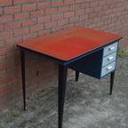 Retro Bureau Metaal Shabby-Chic-Mid-Century thumbnail 2