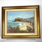 Frank H. Spears Schilderij Gesigneerd Newport Beache thumbnail 2