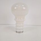 Vintage Space Age Bulb Tafellamp Wit Glas 1970’s Germany thumbnail 3