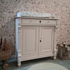 Vintage Brocante Biedermeiercommode Dressoir Speelgoedkast Hout Uniek “sophia” thumbnail 7