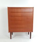 Vintage Teakhouten Deense Ladekast | Chestdrawer Danish Teak thumbnail 5