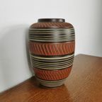 Vintage Keramiek Vaas Krupp-klinker West Germany thumbnail 4