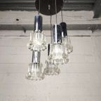 Waterval Lamp Chroom & Glas thumbnail 4