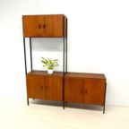 Vintage Simpla Lux Kast Wandmeubel Dressoir Jaren 60 Teak thumbnail 2