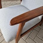 Vintage Fauteuil Jaren 60 Nieuw Gestoffeerd thumbnail 9