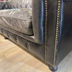 Stoere Vintage Xxl Chesterfield 5 A 6 Zits Bank Zwart thumbnail 9