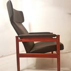 Soren Hansen Model 4365 Wing Chair For Fritz Hansen Denmark 1960S thumbnail 8