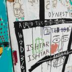 Jean Michel Basquiat (1960-1988) Ishatar 1983, Licensed By Artestar Ny thumbnail 2