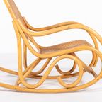 Vintage Thonet Style Rocking Chair thumbnail 7