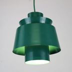 Iconische Tivoli Donkergroene Hanglamp Ontworpen Door Jorn Utzon Voor Nordisk Solar - Denemarken thumbnail 7