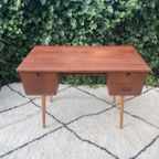 Vintage Retro Teak Bureau Jaren 60 thumbnail 8