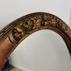 Barok Brocante Rococo, Spiegel, Ovale Spiegel. 24102403 thumbnail 4