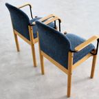 Vintage Stoelen | Armchairs | Kinnarps | Zweden thumbnail 5