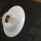 Vintage – Bureaulamp – Tafellamp -Bedlamp – Opaline Kap thumbnail 3