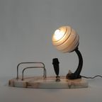 Art Deco Bureaulamp Met Pennenhouder En Brievenhouder | Kerst thumbnail 8