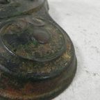 Art Deco Bistrotafel, Tuintafel Op Gietijzeren Voet thumbnail 5
