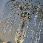 Grote Vintage Design Kristallen Brons Zak Kroonluchter thumbnail 9