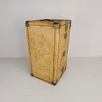 1930S Garderobe Stoomkoffer Van Hartmann – Geitenleren Kist thumbnail 9