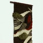 Vintage Hand Knotted Wool Tapestry Wall Decoration 1960s thumbnail 4