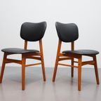 Set Van 2 Vintage Eetkamerstoelen thumbnail 10