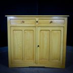 Gehouten Commode Kledingkast / Wandkast Uit Circa 1910 thumbnail 6