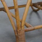 Bijzondere Rotan Fauteuil Van Rohé Noordwolde, 1950 thumbnail 8