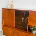 Deens Design Vintage Highboard Vitrinekast 1960’S thumbnail 16