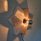 Vintage Keramiek Stervorm Wandlamp Jaren 70 Design. thumbnail 2