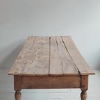 Lange Antiek Franse Eettafel, Oude Franse Tafel thumbnail 6