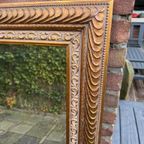 Vintage Spiegel Goud Met Facet Geslepen Spiegelglas 85X110Cm thumbnail 3