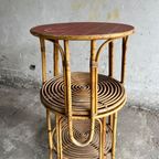 Vintage Rotan Side Tables In The Style Of Rohé Noordwolde thumbnail 7